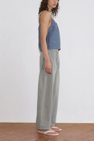 Pleat Pant in Sage Grey