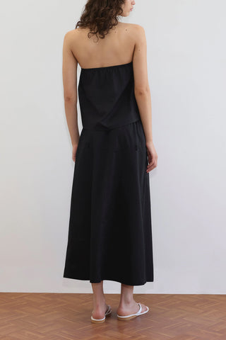 Loop Pocket Skirt in Black