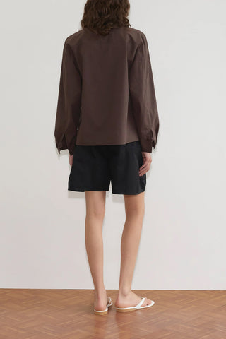 Cami Overshirt in Sepia