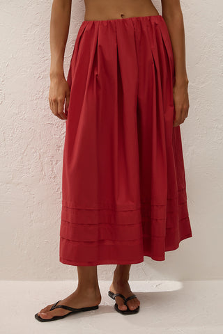 Cales Skirt in Chilli