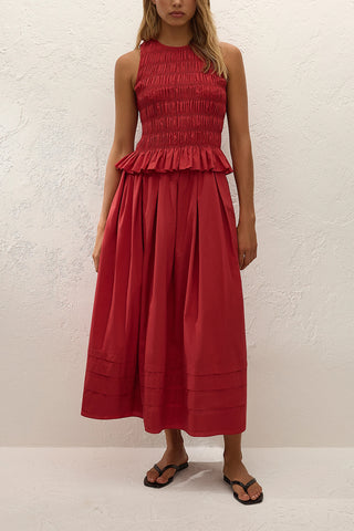 Cales Skirt in Chilli
