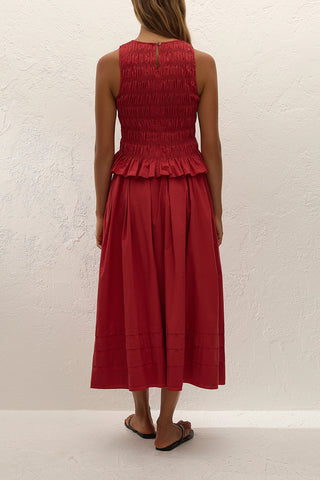 Cales Skirt in Chilli