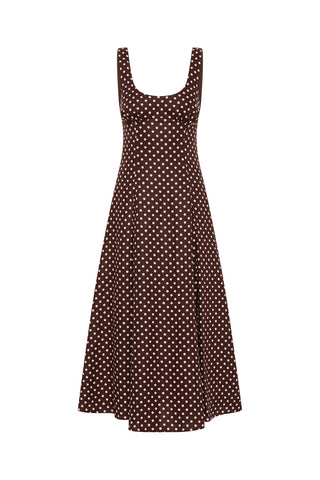 Esme Midi Dress in Martinha Polka Dot