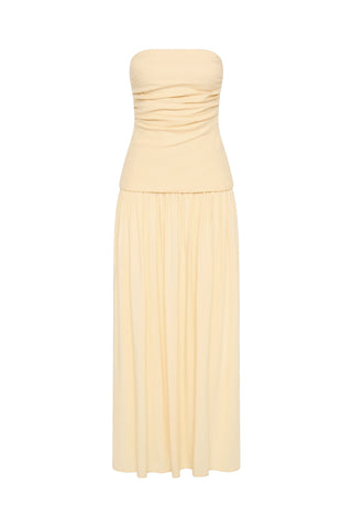 Hedy Maxi Dress in Butter