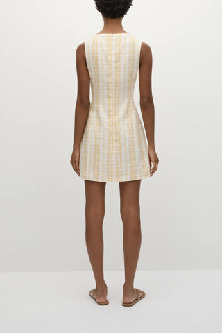 Lydie Mini Dress in Piato Check