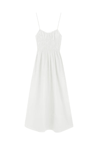 faithfull the brand white midi dress Bianca Midi Dress White