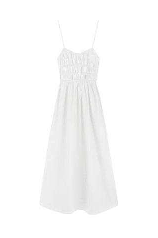 Marianne Midi Dress from Faithfull the Brand, available at Zane boutique in Portland, Maine. 