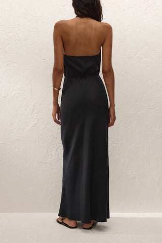 Izaro Maxi Dress in Noir