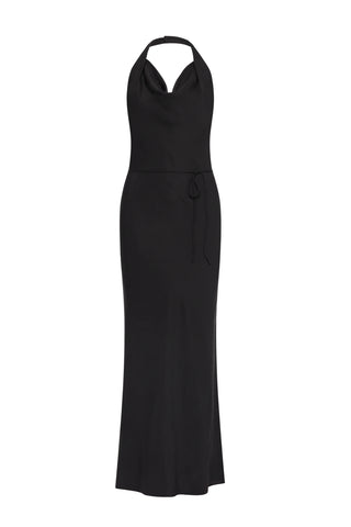 Izaro Maxi Dress in Noir