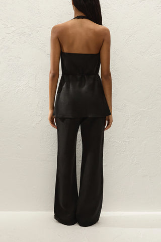 Izaro Top in Noir