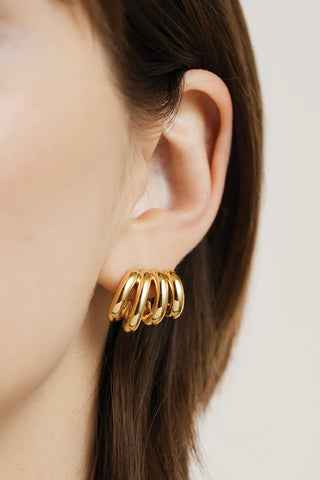 Monroe Earrings in Gold
