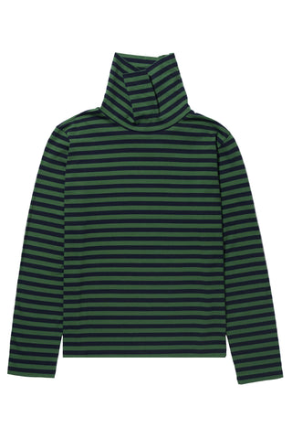 The Turtleneck in Navy/Green