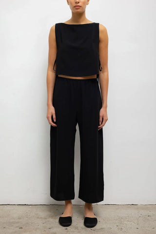 Ari Crop Pant in Black