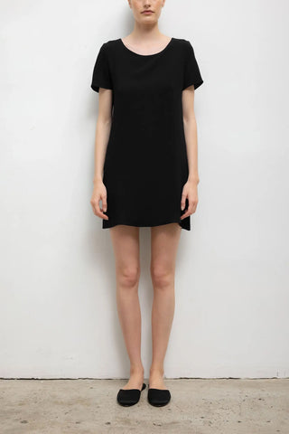 Arielle Babydoll Dress in Black