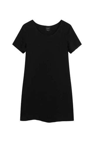 Arielle Babydoll Dress in Black