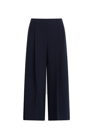 Arielle Crop Wide Leg Trouser in Midnight