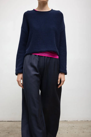 Mae Crewneck in Midnight