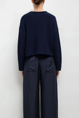 Mae Crewneck in Midnight