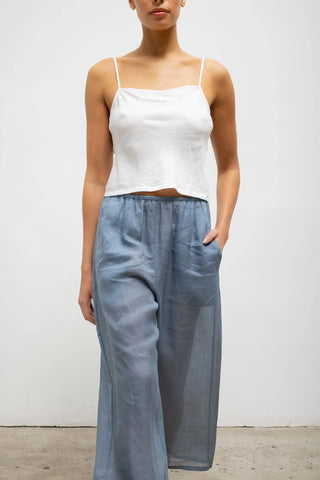 Niko Crop Pocket Pant in Mist