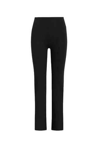 Rio High Waist Straight Pant II in Black