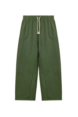 Fallon Barrel Sweatpants in Fern Green