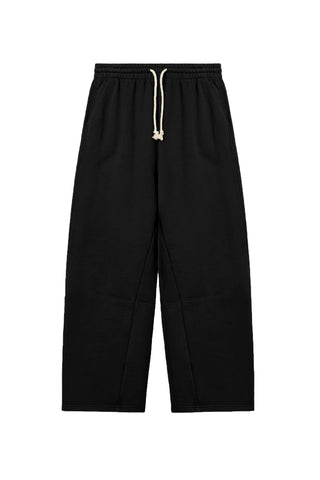 Fallon Barrel Sweatpants in True Black