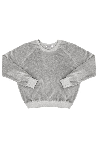 Stella Shrunken Sweatshirt in Heather Grey