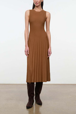 Elyse Dress in Cigar