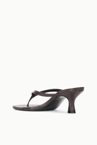 Freja Thong Kitten Heel in Espresso