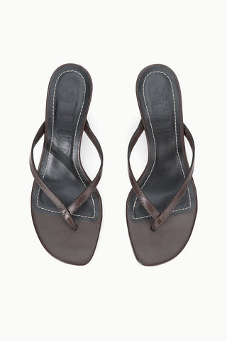 Freja Thong Kitten Heel in Espresso