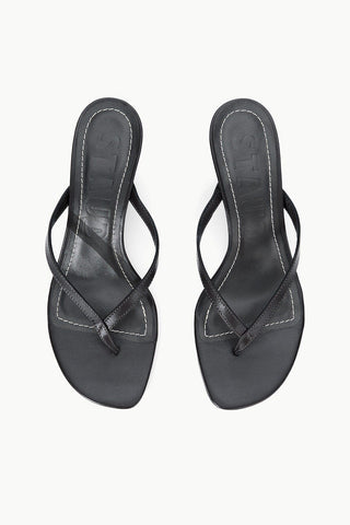 Freja Thong Kitten Heel in Black