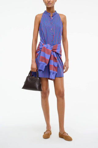 Shirley Mini Dress in Atlas Stripe