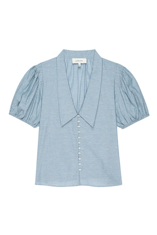 Fairway Top in Light Chambray