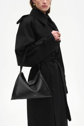 Small Penelope Tote in Black Crust