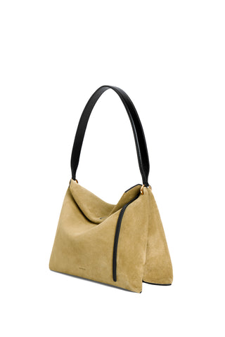 Small Penelope Tote in Khaki Suede