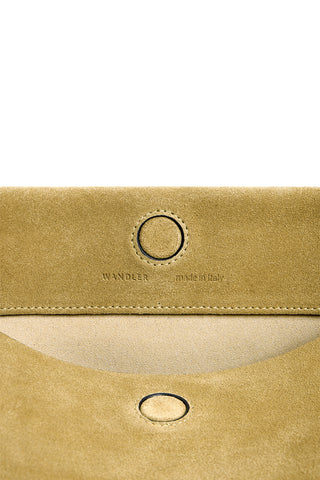 Small Penelope Tote in Khaki Suede