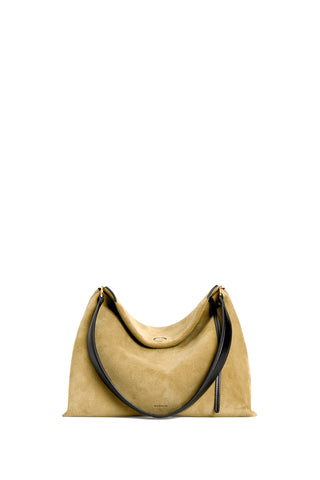 Small Penelope Tote in Khaki Suede