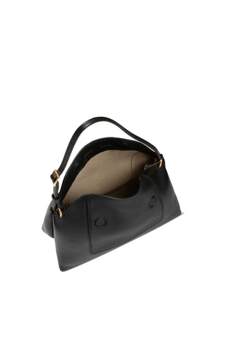 Penelope Slouch Bag in Black Crust