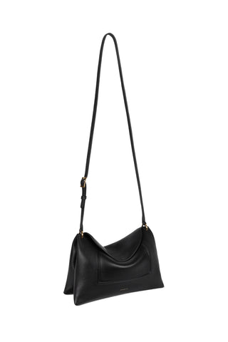 Penelope Slouch Bag in Black Crust