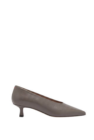 Clara Pointed Toe Pumps in Taupe