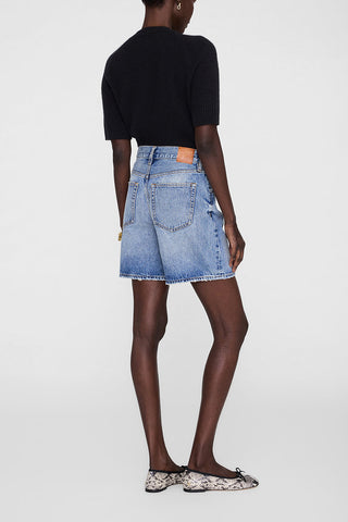 Heath Denim Short in Caspian Blue