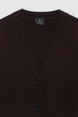 Jackson Cardigan in Deep Brown