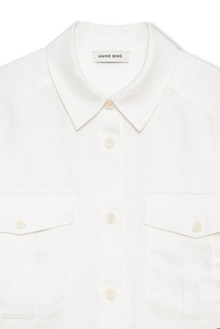 Edith Shirt in Ivory