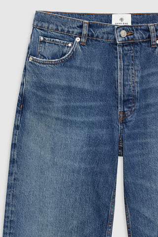 Gavin Long Jean in Mosaic Blue