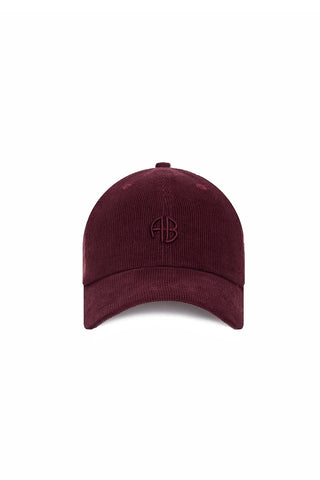 Corduroy Jeremy Baseball Hat in Fig