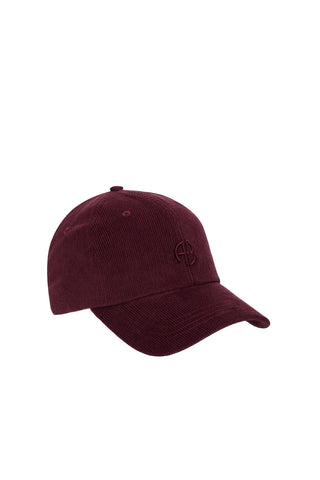 Corduroy Jeremy Baseball Hat in Fig