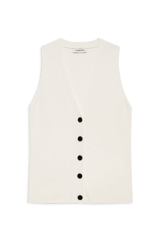 Lawrence Vest in Ivory