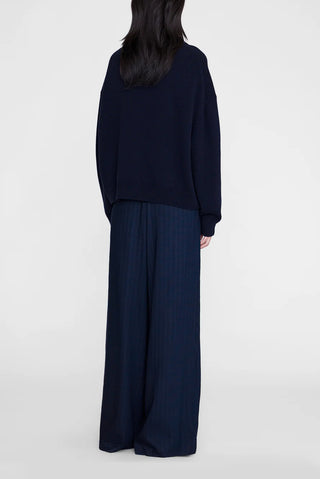 Lee Polo Sweater in Navy
