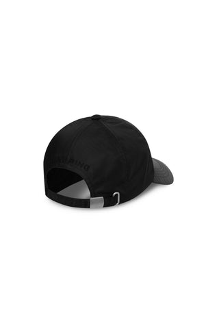 Nylon Jeremy Baseball Cap in Black