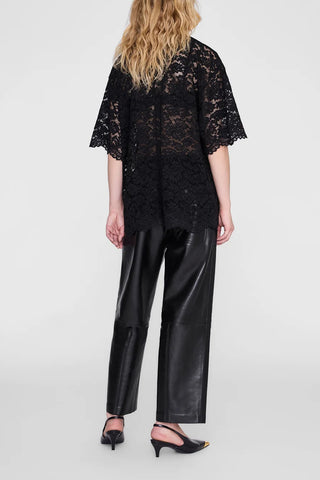 Zeina Top in Black Lace